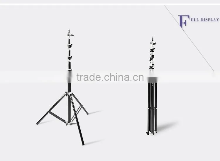 Factory supply multi-function 2.8m flexible air cushion light stand with enlarging diameter