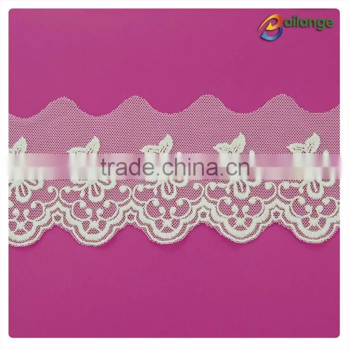 2016 butterfly shaped lace trim with excellent design for underwear