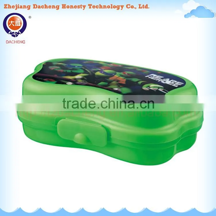 Food Grade Korea Lunch Box, Cheap 3D Lenticular Printing Hot Lunch Box