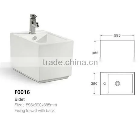 Hot selling ceramics bathroom chaozhou Ceramic toilet bidet D8080B