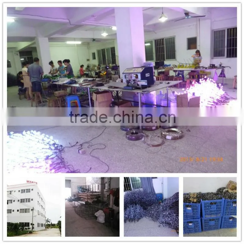 beautiful 10m 100LED maple leaf shape decoration rope light
