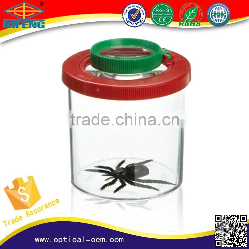 Hot sale China two ways educational Insect viewer insect jar magnifying glass