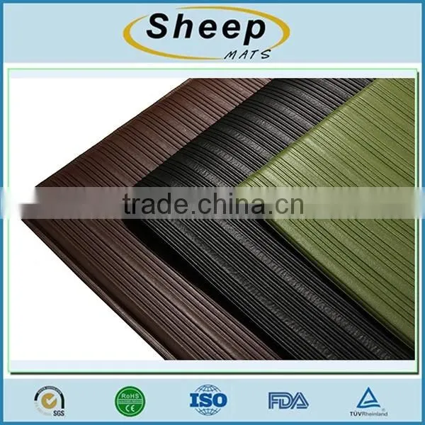 Wholesale printed waterproof pvc floor anti-fatigue rubber industrial mat
