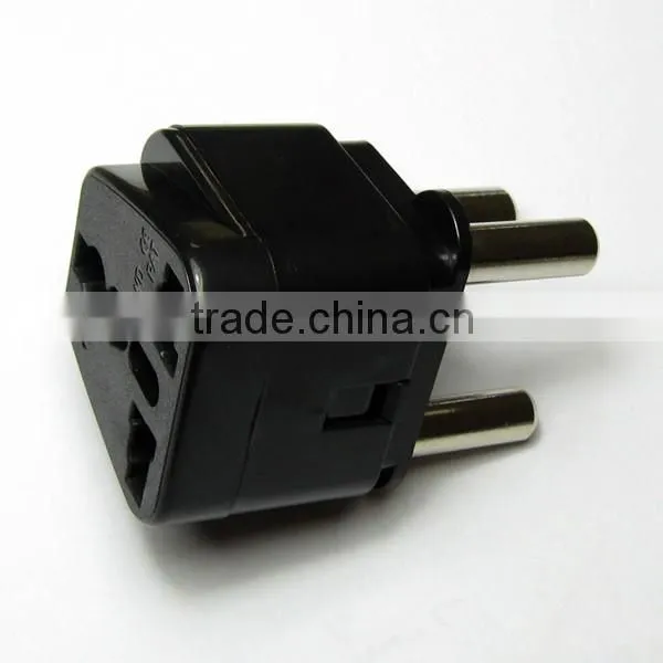 2016 New Universal to Big Sounth Africa 3 pin plug (15A) India,Hongkong plug travel adapter charger CE ROHS COPPER WD-10L