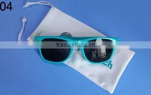 2015 popular microfiber sunglasses pouch with drawstring