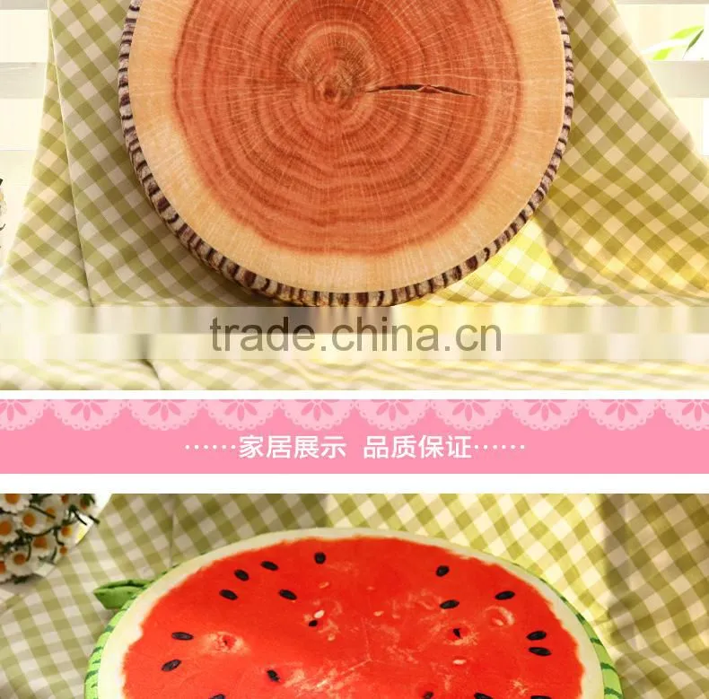 Creative 3D fruit cushion for leaning on decorative throw pillow ,plush toys