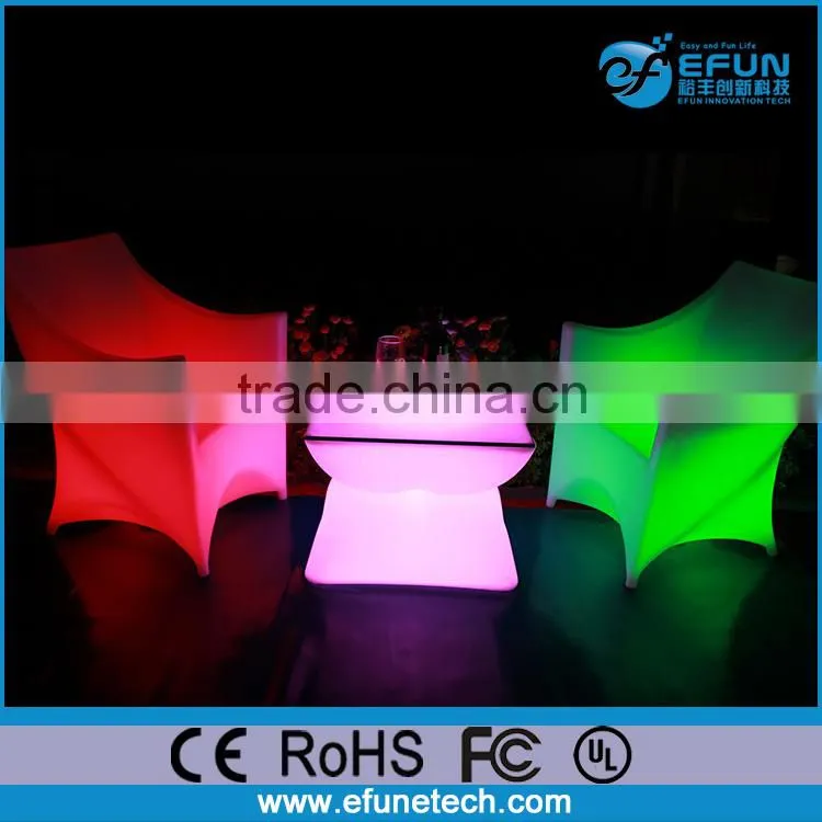 Romantic atmosphere creating led light furnitures,color changing led sofa