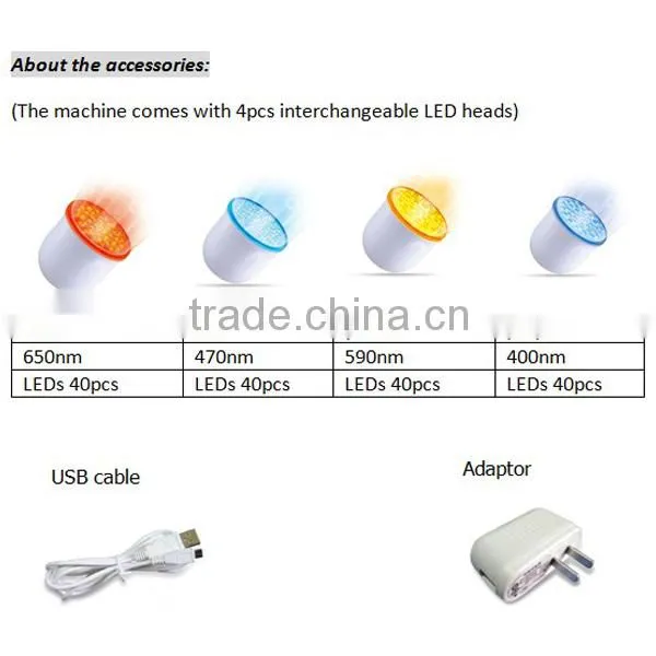 2014 new designed Beauty Equipment LED Machine for Skin Rejuvenation