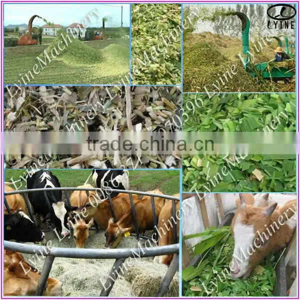 animal feed production line/grass chopper machine for animals feed/animal feed cutting machine