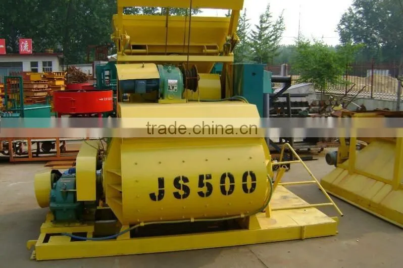 Construction machines JS500 concrete mixer small scale industries in india images China product