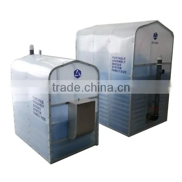 Mini size portable assembly biogas plant