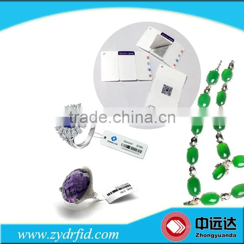 Custom printed hang tag clothing rfid paper card