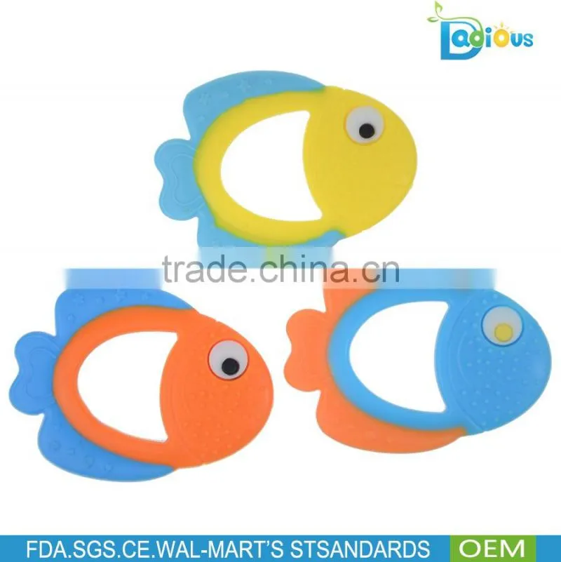 High quality 100% food grade silicone baby teether Corn teether