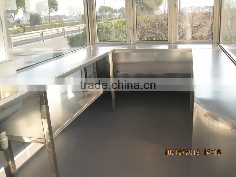 Used truck trailer mobile food trailer with wheels with CE approved