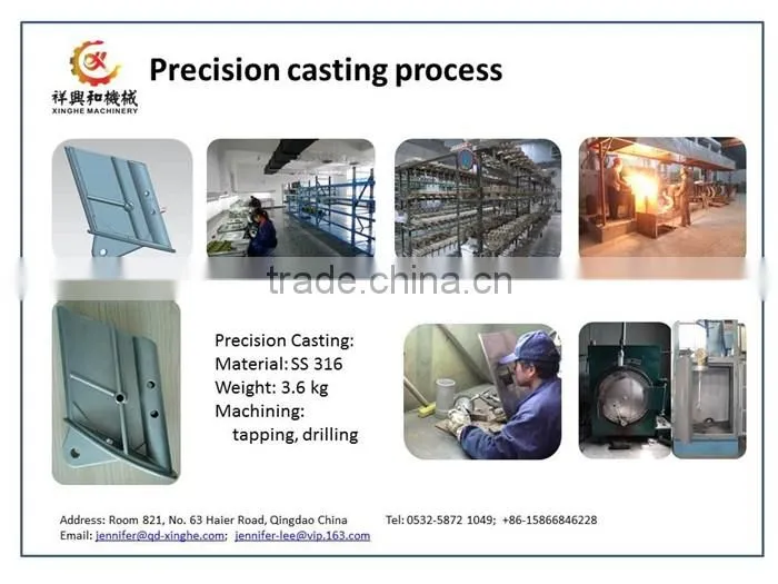 Precision brass casting investment cast brass casting with polishing finish