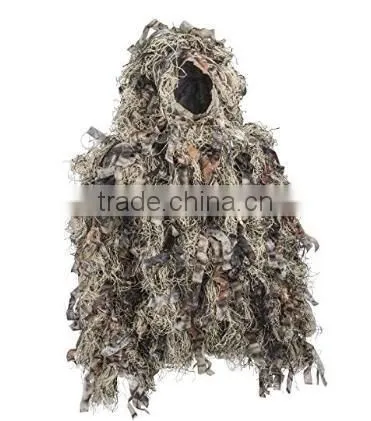 Woodland Camouflage Ghillie Hunting Suit Light Weight Green Brown