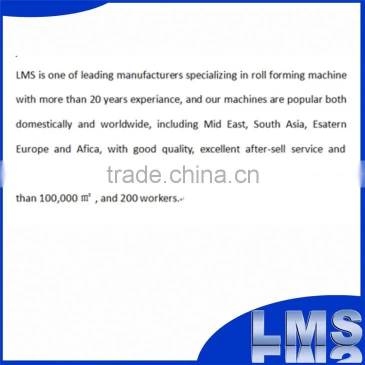 LMS Visable Drawer Runner Forming Line