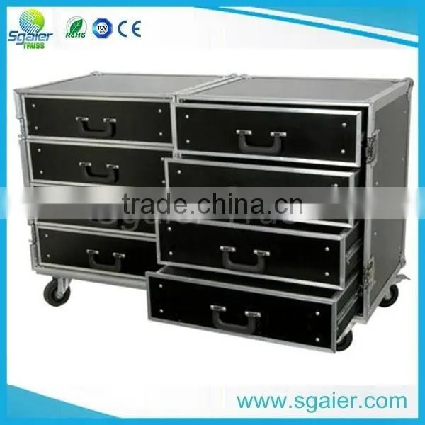 Storage cables flight case 54*34*25cm small aluminum case
