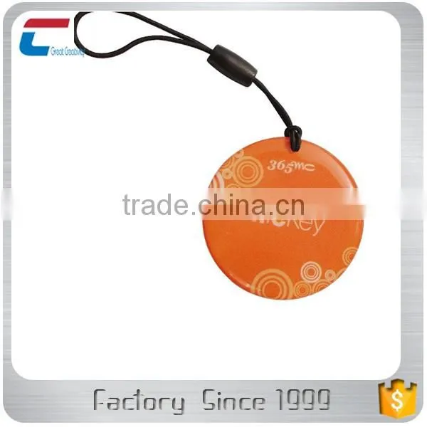Clear Crystal Decoration New Epoxy Resin MIFARE Classic 1K MIFARE Classic 4K Key Card for Smart ID Card