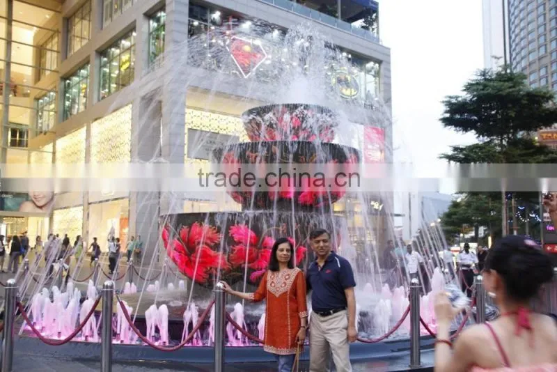 Malaysia style lake fountain