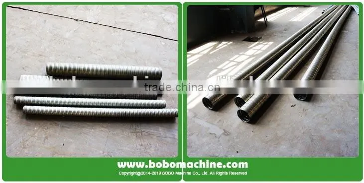 Steel corrugated prestressing duct forming machine