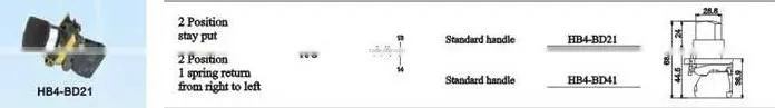 HEIGHT HOT SALE PUSH BUTTON SWITCH