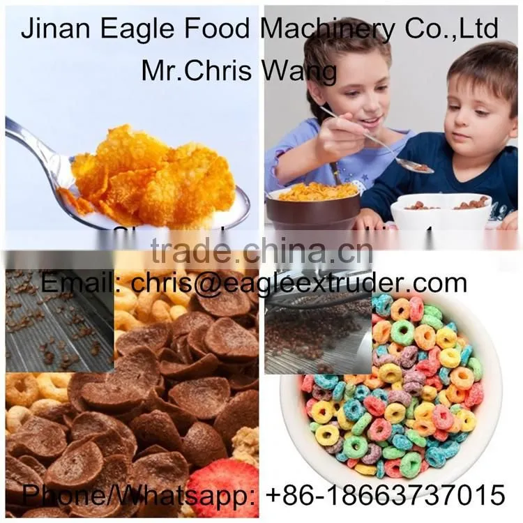 Breakfast cereals Corn Flakes machine, Corn flakes processing line