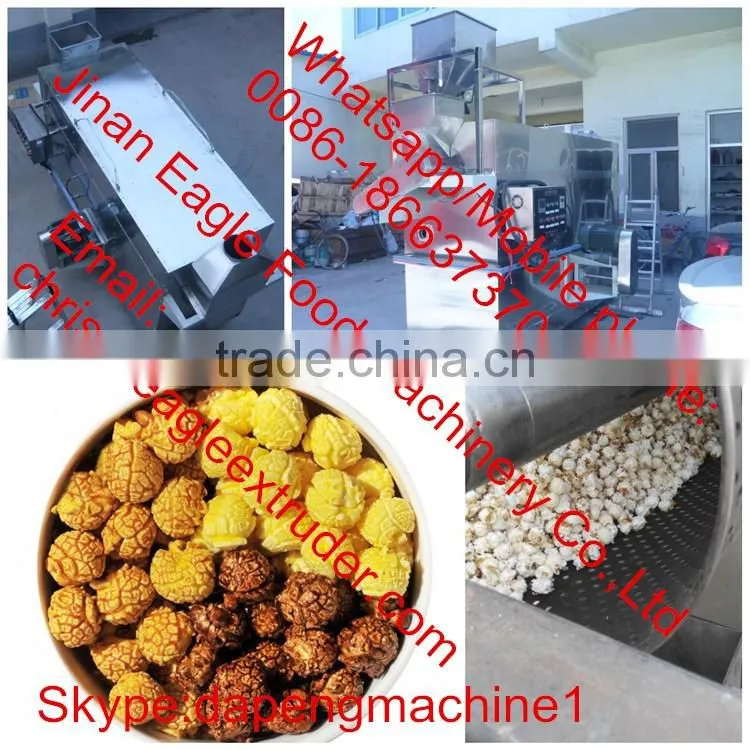 Commercial Cretors US America air puffed popcorn popped machine /production line 180kg/h