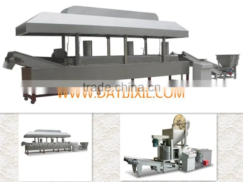 2016 hot Sail Stainless Steel fryer for Snack Food, Peanuts Frying Machine--Jinan DaYi Extrusion Machinery