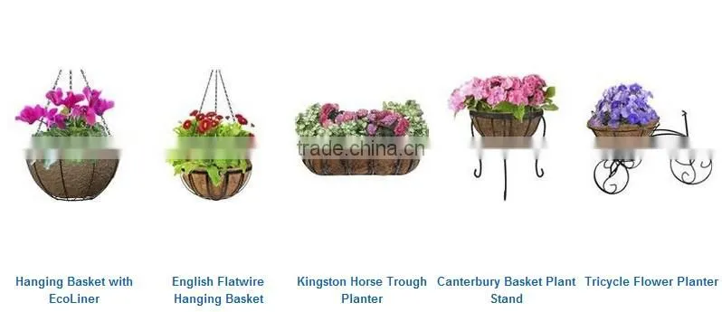 Indoor decorative flower planter water hyacinth woven small plant pot