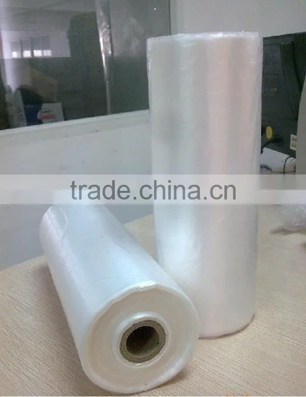 pe bag roll thin cheap vest bag T shirt bag