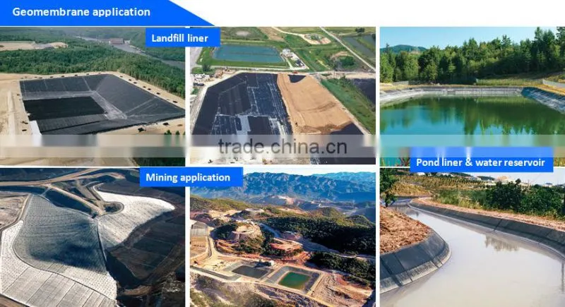 waterproof HDPE blown type geomembrane blown film equipment