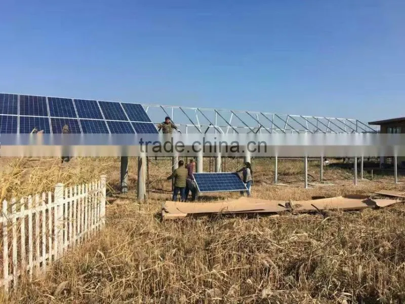 Stand solar panel system 15kw silent solar generator