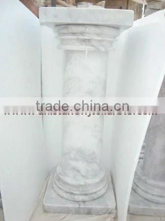 POLISHED ZIARAT WHITE MARBLE PEDESTALS