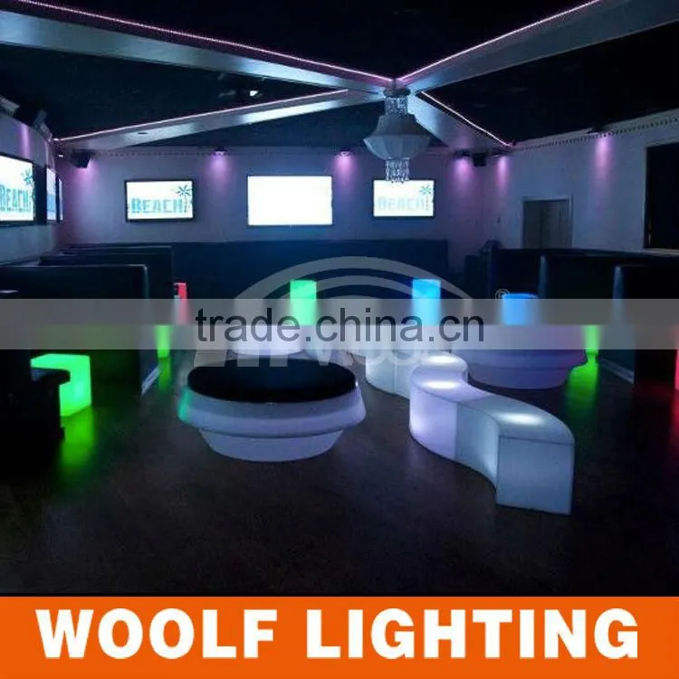 Indoor and Outdoor Fashionable Party Events Flashing Voluminous Brightsome LED Glowing Furniture