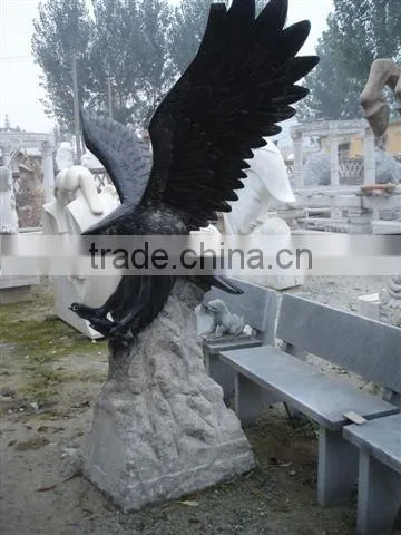White marble vulture relief sculpture for sale