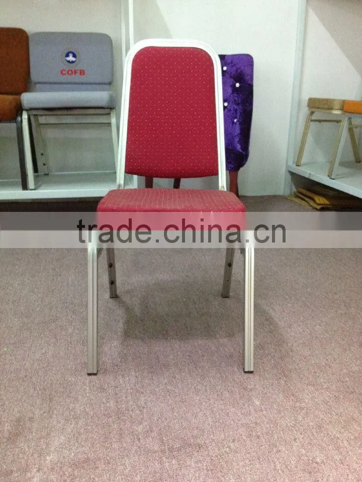 Wholesale Strong Stackable Aluminum Hotel Chair price steel banquet chair