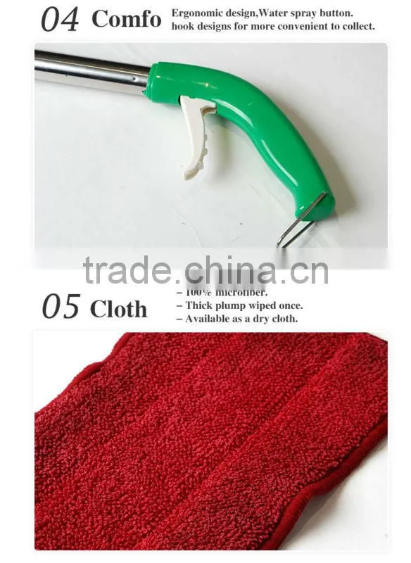 Microfiber Spray Mop with water bottle