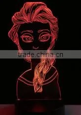 Qualified CE RoHs lamp supplier funny led night lights acrylic light