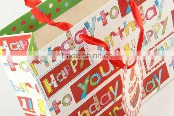 Foldable Gift Bag With Card/ Shopping Bag