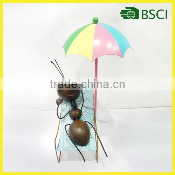 Garden series metal ant home decoration handmade
