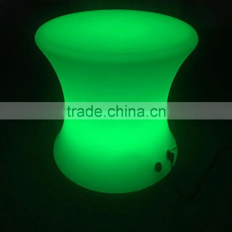 Plastice durable led stool/ color changing led stool light