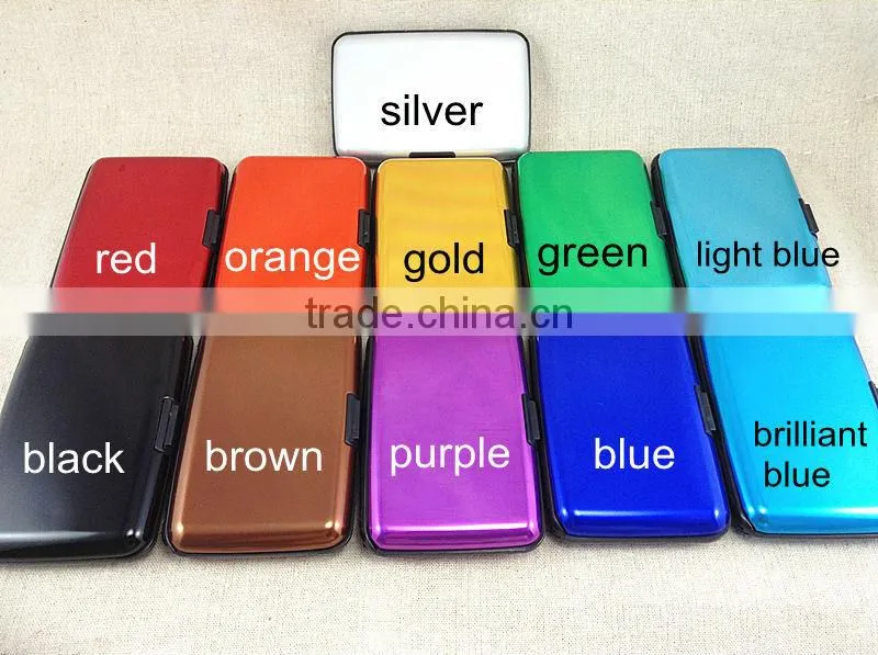 Hot Selling Popular multifunctional aluminum wallet