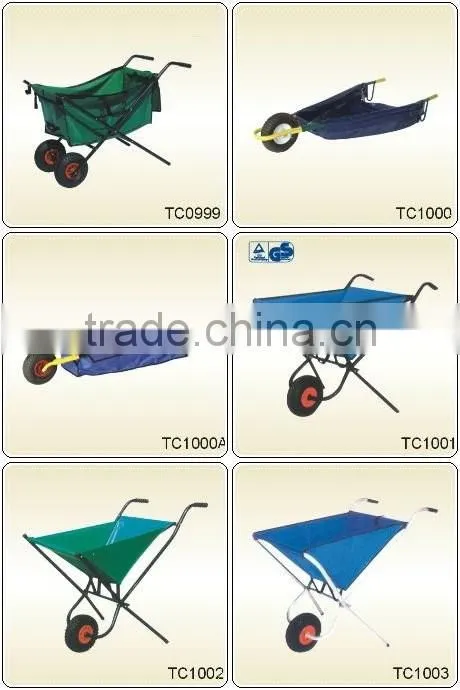 Canvas folding garden tool cart TC1000C