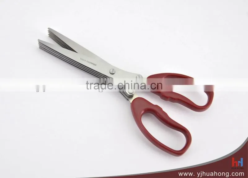 Stainless Steel Multi-Blade Herb Scissors Shredder Scissors