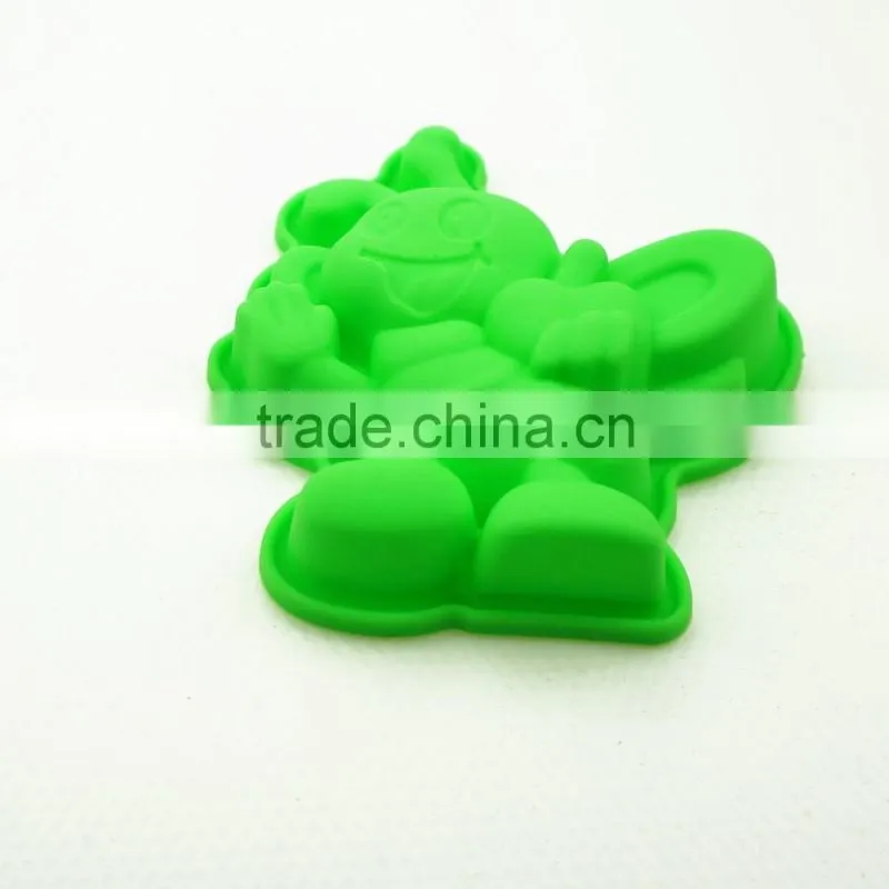 11181 Funny rabbit Shaped Silicone Cake Mold