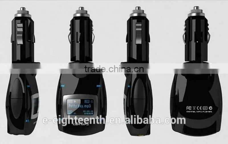 2016 new Car Kit MP3 Player Wireless FM Transmitter Modulator USB SD MMC LCD Remote