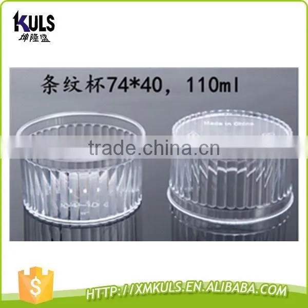 Food grade disposable dessert ice cream container plastic cup square round special shape dessert cups