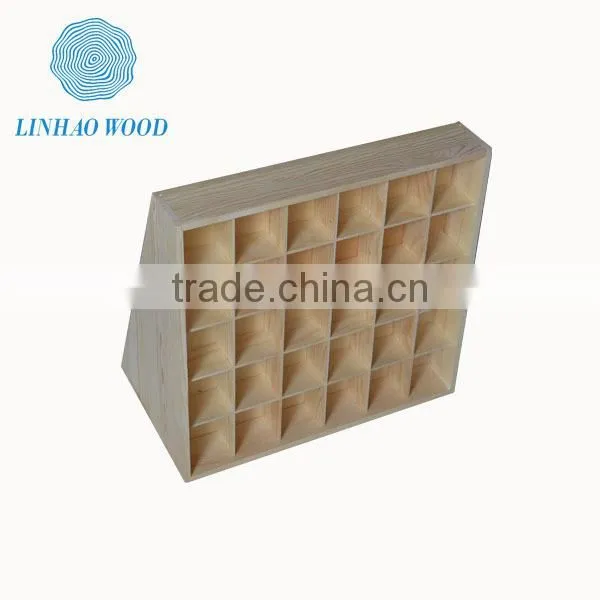 handmade customized wood display box without inserts