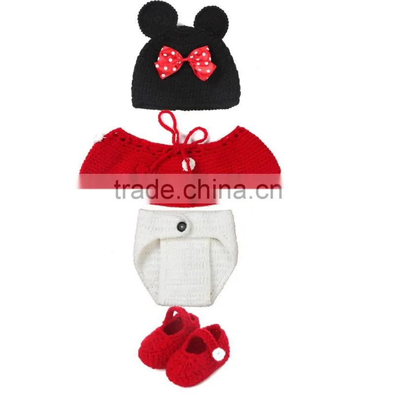 2016 Baby knit Turtle Set Crochet Costume Newborn Photo Prop